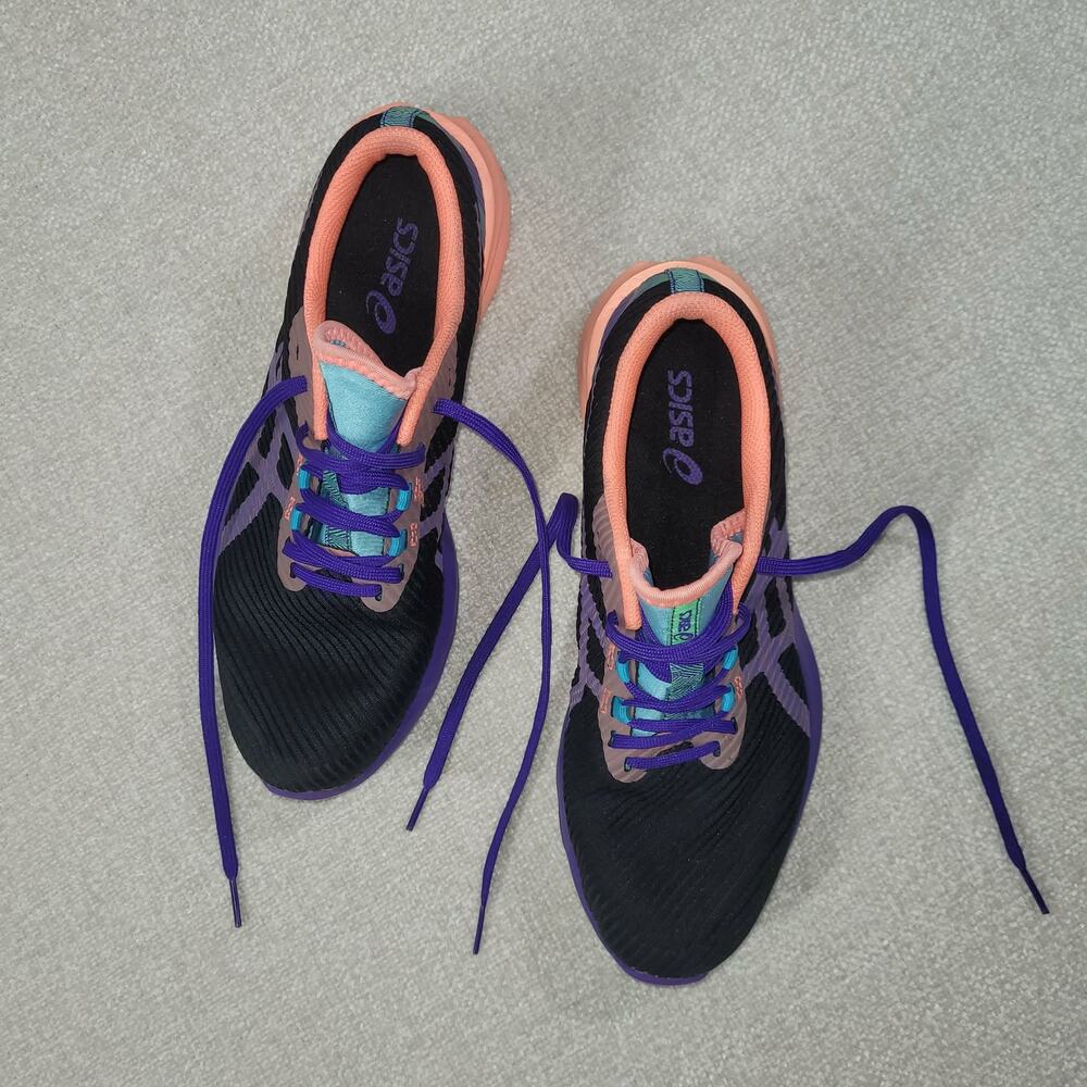 Asics Gel-Dedicate Pink Purple Black Women's Tennis Shoes 9.5 - Picture 3 of 8